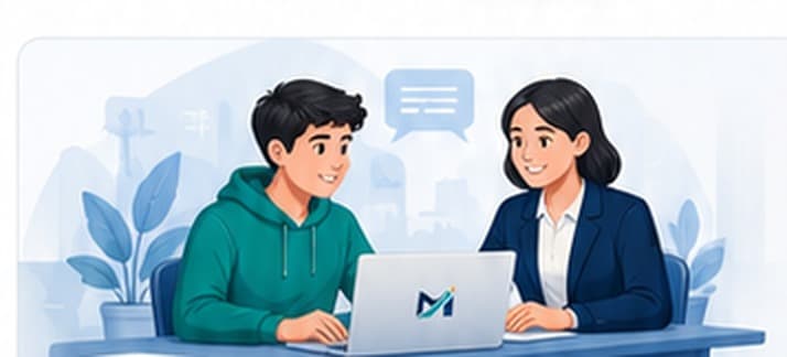 Öğrenciyle çalışma planı oluşturan eğitim danışmanı